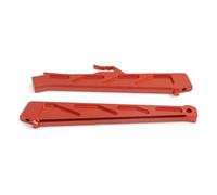 Accessori Car RC Per ARRMA Per Mojave 6S Per BLX 1/7 2 Pezzi Rinforzo Anteriore Posteriore Metallo Per Telaio AR320445 RC Car Upgrade Parts Accessories(Red)
