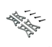 Accessori Car RC Per Hospeed 1/14 14321 Per JJRC C8802 YDJ-D879 Kit Parti Aggiornamento Per Bracci Oscillanti Anteriori Posteriori Superiori Metallo Auto RC Accessori OP(Gray)