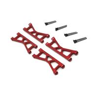 Accessori Car RC Per Hospeed 1/14 14321 Per JJRC C8802 YDJ-D879 Kit Parti Aggiornamento Per Bracci Oscillanti Anteriori Posteriori Superiori Metallo Auto RC Accessori OP(Red)