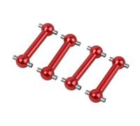 Accessori Car RC Per Tamiya Per TT02 TT02D TT02S Per TT-02 1/10 4 Pezzi Di Trasmissione A Osso Cane Parte Del Veicolo RC Auto Cingolata Per Hobby Albero Aggiornamento(Red)