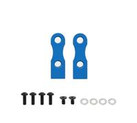 Accessori Car RC Per Tamiya XV01 TB03 Per TT-02 XV-01 TB-03 1/10 2 Pezzi Supporto Servo Metallo Fisso Accessori Er Auto RC Parti Ricambio Aggiornamento(Blue)