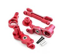 Accessori Car RC Per Traxxas Per X-Maxx Xmaxx 6S 8S 1/5 Sterzo Metallo Gruppo Leva A Squadra Telecomandi Monster Truck Parti Aggiornamento Accessori(Red)