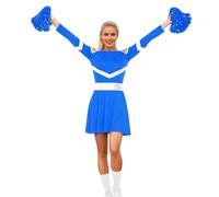 Accessori Carnevale Adulta, Costume da Cheerleader Elegante per Spettacoli Teatrali E Eventi di con Stile Raffinato E Design di Moda