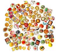 Accessori Casa delle Bambole, 70 Pezzi Mini Food, Cibo in Miniatura per Bambole, Accessori Bambole, Miniatura Accessori