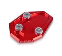 Accessori Cavalletto Cavalletto Laterale Per Yama&ha MT07 MT-07 XJ6 ABS FZ-6R FZ6R FZ6-S2 ABS Moto Ingrandisci Piastra Di Supporto Del Pad Di Estensione(Rosso)