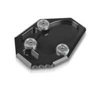 Accessori Cavalletto Cavalletto Laterale Per Yama&ha MT07 MT-07 XJ6 ABS FZ-6R FZ6R FZ6-S2 ABS Moto Ingrandisci Piastra Di Supporto Del Pad Di Estensione(Nero)