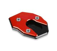 Accessori Cavalletto Laterale Per KAWASAKI Ninja H2 SX SE Per VERSYS-X300 ABS 2017-2023 Moto Ingrandisci Piastra Di Supporto Del Pad Estensione(Rosso)