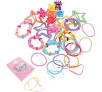 Accessori Chioma Bambina Mini Elastici Colorati e Clip | Design Elastico e Confortevole, Combinazioni Carine, Materiali Plastico Metallo Stoffa Gomma, per Bambine e Neonate