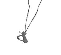 Accessori Collana Abbraccio in Argento Sterling per Donne E Uomini, Collana Abbracciante Carina Collana Gatti Gatti Ciondolo Animale Cane Animale Domestico, Collana Abbracci E Baci, Collane