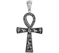 Accessori Collana Amuleti Vintage in Argento per Donne, antichi ciondoli - Gioielli egiziani, Halloween