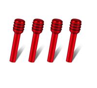 Accessori Compatibile Con BMW 4 Pezzi Accessori Per Auto Manopole Per Serratura Porta Interna Serratura Perno Tirante Coperchio Decorativo Bullone Di Sollevamento Porta(Red)
