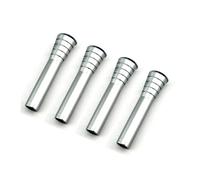 Accessori Compatibile Con Per Golf Mk1 Mk2 Per Jetta Per Scirocco Per Rabbit 4 Pezzi Asta Di Serratura Della Porta Perni Di Bloccaggio Della Porta Manopola Ascensore Coperture(Silver)