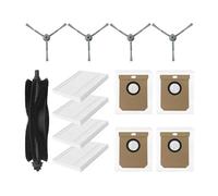 Accessori compatibili con Eufy Clean L50/L50 SES, L60/L60 SES, L60 Hybrid, G50/G50 Hybrid Robot Aspirapolvere Spazzola Laterale Principale Sacchetto for la Polvere(Set-2)