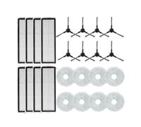 Accessori compatibili con Xiaomi Robot Vacuum S20+ / S10 Plus B108GL B105 B108CN B113CN Aspirapolvere Parte Spazzola laterale principale(Set 10)