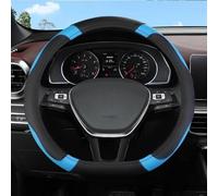 Accessori Coprivolante Per Auto A Forma Di D Interno Per Golf 4 5 6 Per Beetle Per Touran B5(Blu)