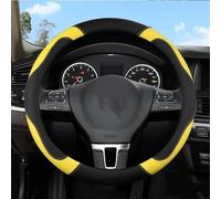 Accessori Coprivolante Per Auto A Forma Di O Coprivolante Interno Per Golf 4 5 6 Per Per Touran B5(Yellow)