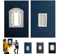 Accessori Creativi per Finestre, Cornice per Foto Da Viaggio a Forma Di Finestra, Cornice Portatile per Fotografie Di Viaggio, Accessori per Foto Di Paesaggi Catturare Prospettive Uniche(A+C)