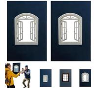 Accessori Creativi per Finestre, Cornice per Foto Da Viaggio a Forma Di Finestra, Cornice Portatile per Fotografie Di Viaggio, Accessori per Foto Di Paesaggi Catturare Prospettive Uniche(A*2)