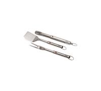 Joseph Joseph Set Utensili BBQ GrillOut 3 pz Acciaio Inox Paletta Pinze Forchetta Manico regolabile