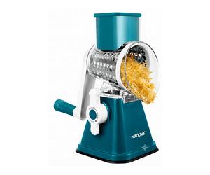 Accessori cucina multifuzione NUTRICHEF Grattugia a tamburo 3-in-1