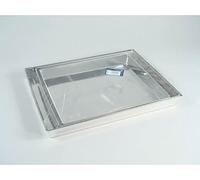Accessori cucina Teglie In Latta da forno 30/35/40 Cm quadrate set 3 pz