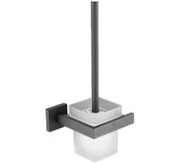 Accessori da Bagno Grigio Spazzolato Acciaio Inossidabile Pistola in Metallo Portasciugamani Porta Carta Igienica Accappatoio Gancio Portasciugamani Hardware per WC, Toilet Brush