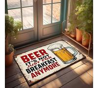 Accessori da bar Man Cave Beer: Not Just For Breakfast Anymore Zerbino per stanza Decorazione autunnale all'aperto (65 x 90 cm)