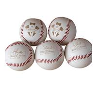 Accessori da baseball personalizzati con incisione Logo personalizzato Foto Testo Numero di squadra Baseball Regali premio per gli uomini Papà Groomsman Ricordi di laurea Colpire Fielding