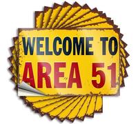 Accessori da cucina Decor Sticker Bottle | Welcome to The Mysterious Area 51 Happy Beer Sticker Pack (8 x 12 cm)