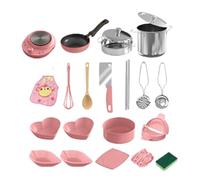 Accessori da Cucina Giocattolo - Set di pentole per | Set di elettrodomestici realistici e interattivi sicuri per il gioco di ruolo motorie fini