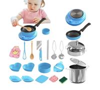 Accessori Da Cucina per Bambini, 22 Accessori Per Cena Realistici per Bambini, Utensili In Miniatura Realistici E Sicuri per Lo Sviluppo Motore Di Trasloco Sottile