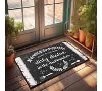 Accessori da garage per Man Cave Please Place Your Dirty Dishes in the Lavastoviglie Zerbino Zerbino Outdoor per Home Ingresso Decor per camera da letto (40 x 60 cm)