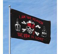 Accessori da garage per uomo Cave I Am The Reason The Rum Is Gone Flag College Room Sign accessori per la stanza degli uomini (60 x 90 cm)