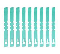 Accessori da giardino 300 etichette per alberi in plastica verde, etichette per piante regolabili, avvolgono i marcatori da giardino per giardiniere