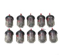 Accessori da pesca Cap Swim Feeder progettato per vermi e pastura con chiusura automatica del cappuccio ideale per pesca fluviale e partita (10 pezzi)