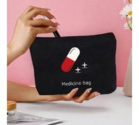 Accessori da viaggio essenziali per l'aperto: Mini kit di pronto soccorso, scatola portapillole portatile, borsa di pronto soccorso e organizer per pillole. Borsa per medicinali, borsa per conservazio