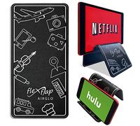 Accessori da viaggio per aereo, per cellulare con patta flessione, supporto flessibile per scrivania, letto, tapis roulant, casa e aereo, accessori da viaggio - Travel must have cool gadgets