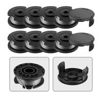 Accessori decespugliatore 8 bobine e 2 coperchi per Bosch F016800569 F016800385