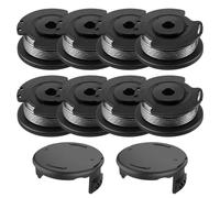 Accessori decespugliatore 8 bobine e 2 coperchi per Bosch F016800569 F016800385