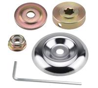 Accessori decespugliatore | Ricambi e accessori decespugliatore Dado Filettato M10 LH, Piastra di Montaggio, Custodia Protettiva e Chiave a L, Compatibile con la Maggior Parte