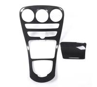 Accessori decorativi 2 Pezzi/set Pannello Di Copertura Cambio Console Centrale In Fibra Carbonio Adesivo Telaio Console Centrale Per Mercedes Per Benz C GLC 2015-2018 Cornici dei Interno
