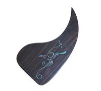 Accessori Decorativi Con Piastra Antigraffio Autoadesiva Per Chitarra In Legno Massello Con Battipenna Per Chitarra Acustica Folk(Color:B)