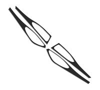 Accessori Decorativi Per A&lfa Per Romeo Per Giulia 2017-2019 4 Pezzi Toppa Per Rivestimento Interno Portiera(Nero)