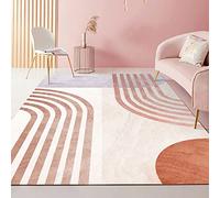 Accessori decorativi per la casa Disegno a strisce geometriche gialle viola rosa camera da letto ragazza tappeto cameretta 180x250cm