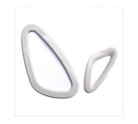 Accessori Decorativi Per Smart 453 Per Fortwo Per Forfour Adesivi Per Auto Cornice Decorativa Presa D'aria Cruscotto(bianca)