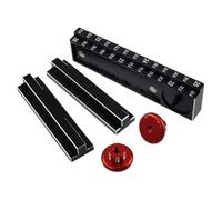 Accessori Dedicati Rc Per 1/10 RC Strumento Righello Di Per Altezza 20-25mm 10mm Blocchi Caduta Del Telaio Con Magnetismo Staccabile Ruota Misurazione Veicolo
