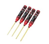 Accessori Dedicati Rc Per 4 Pezzi Strumenti Set Di Cacciaviti Esagonali 1.5 2.0 2.5 3.0mm Strumento Cacciavite Rc Drone Elicottero Accessori Auto Sostituisci(Red)