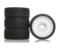 Accessori Dedicati Rc Per Arrma Per Team Per Losi Per Kyosho Per Hpi Bittyrex Wr8 Per Hsp 1/7 1/8 Per Racing Wheels Set Alberi Esagonali Per Scala RC Fuori Pista(White)