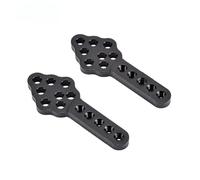 Accessori Dedicati Rc Per Axial Per Scx10 90046 90047 1/10 2 Pezzi 4 Pezzi Supporti Ammortizzatori In Metallo RC Crawler Supporto Regolabile In Per Altezza E Angolazione Parte(Black,A)