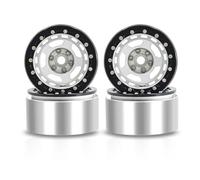 Accessori Dedicati Rc Per Axial Per SCX10 Per Wraith Per Capra RR10 RBX10 Per Traxxas Per TRX4 D90 1/10 2.2 Cerchio Beadlock Mozzo Ruota RC Crawler Car(Silver)